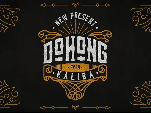 Dohong Kaliba Vintage font