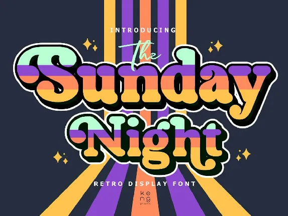 The Sunday Night font