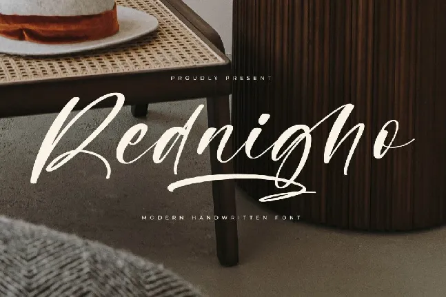 Rednigho DEMO VERSION font