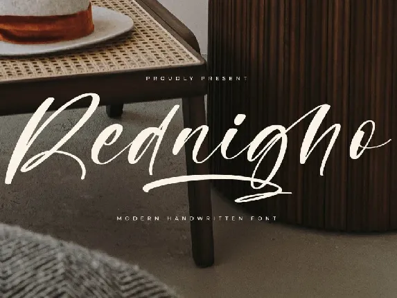 Rednigho DEMO VERSION font