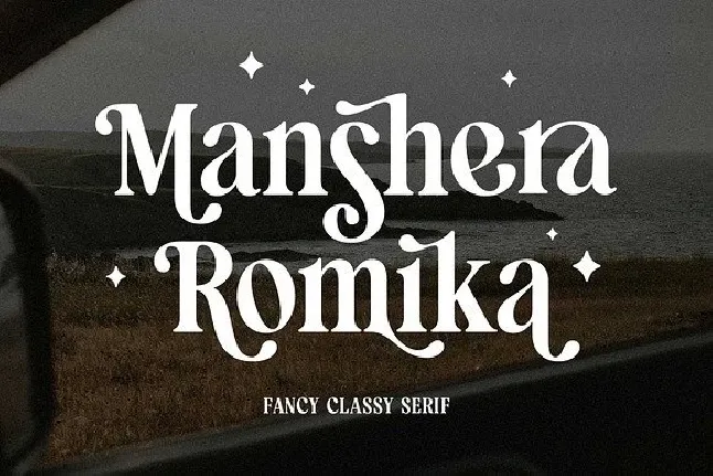 Manshera Romika font