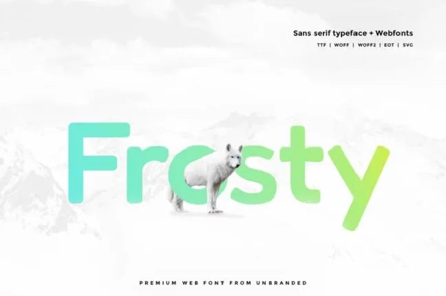 Frosty Typeface font