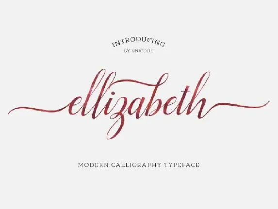 Elizabeth Script Free font