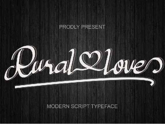 Rural Love font