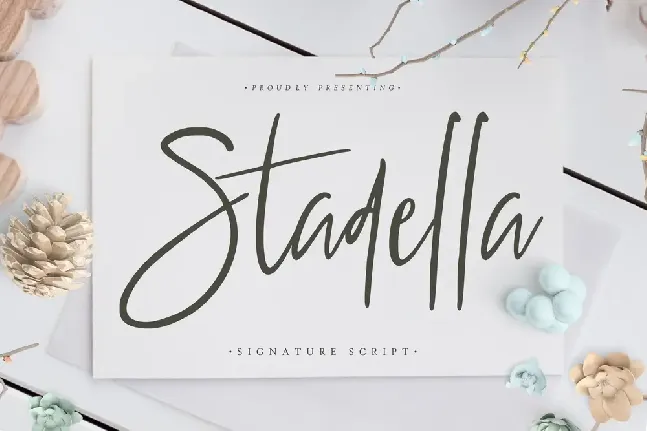 Stadella font