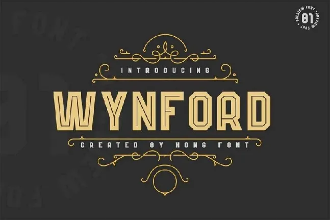 Wynford Display font