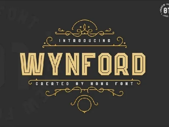 Wynford Display font