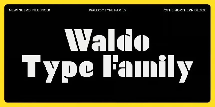 Waldo font