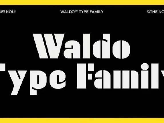 Waldo font