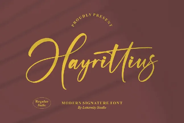 Hayrittius font