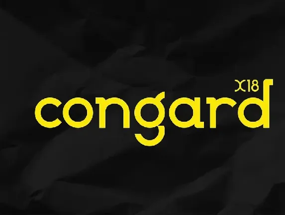 Congard x18 font