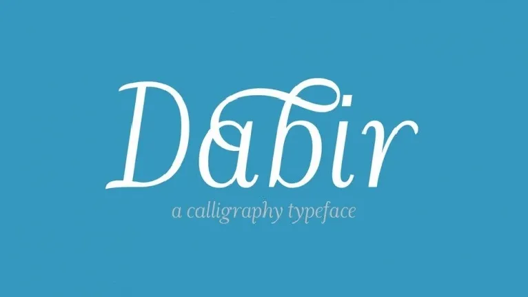 Dabir font