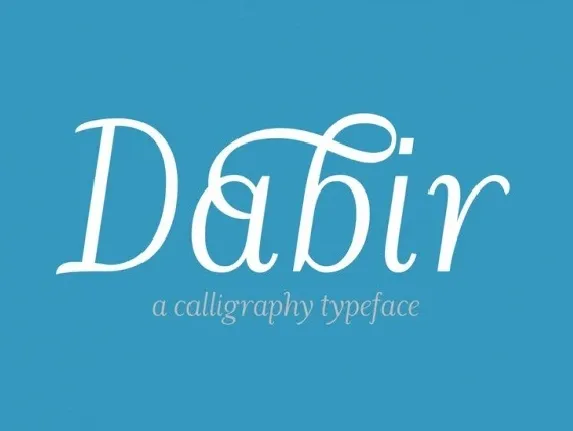 Dabir font