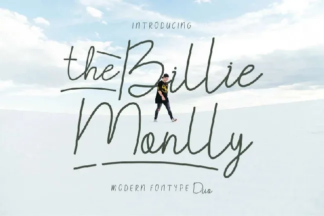 The Billie Monlly Duo font