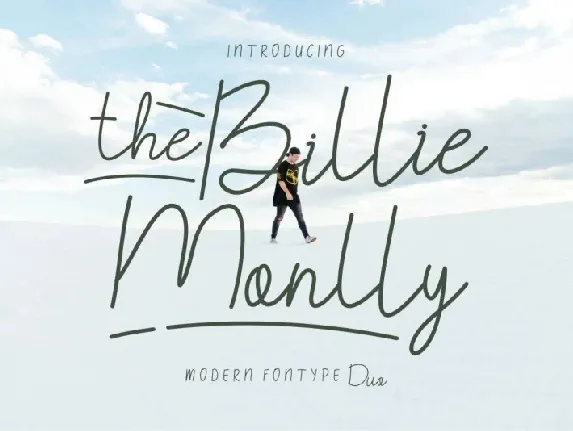 The Billie Monlly Duo font