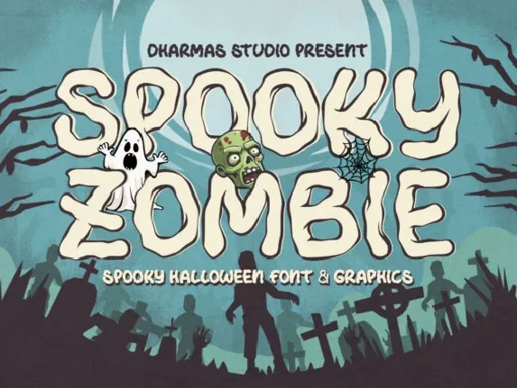 Spooky Zombie Display font