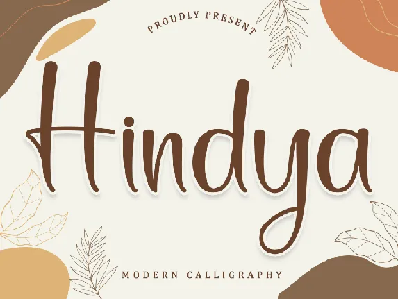 Hindya - PERSONAL USE font