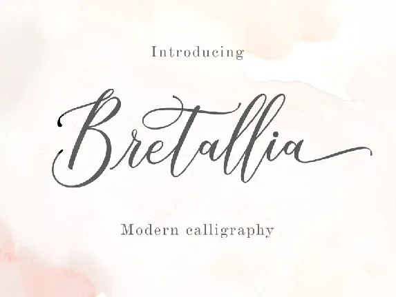 Bretallia font