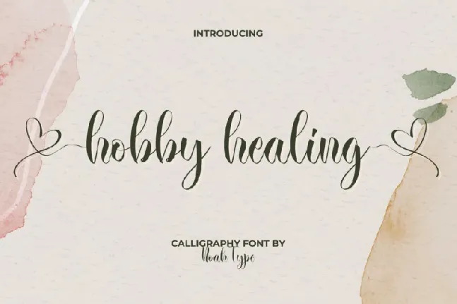 Hobby Healing font