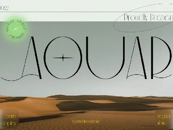 Aouar font