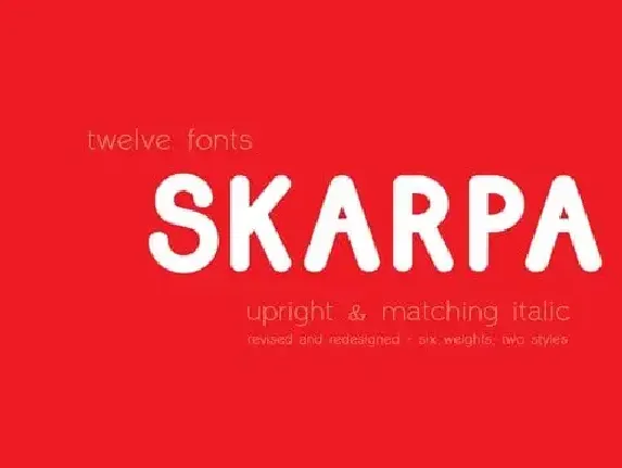 Skarpa Sans Serif font