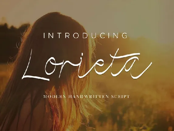 Lorieta Handwritting font