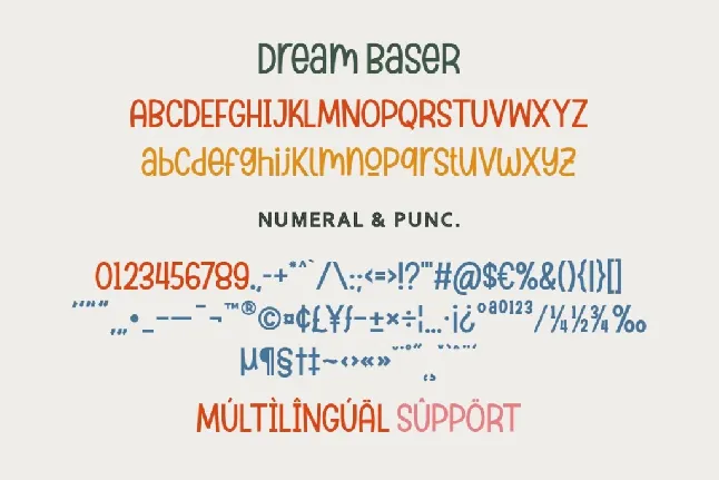 Dream Baser font