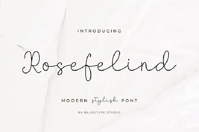 Rosefelind font