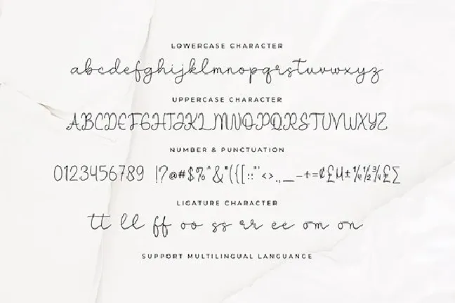 Rosefelind font