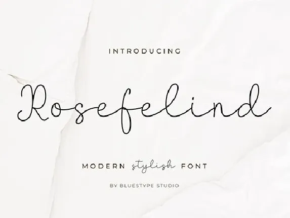 Rosefelind font