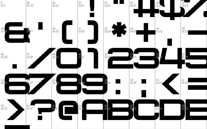 Telematic font