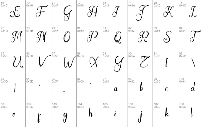 Handbeauty font