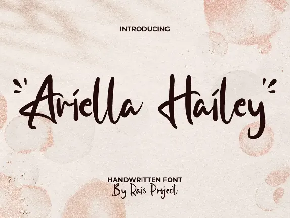 Ariella Hailey Demo font