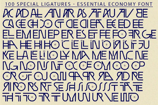 Essential Economy Demo font