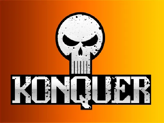 konquer font