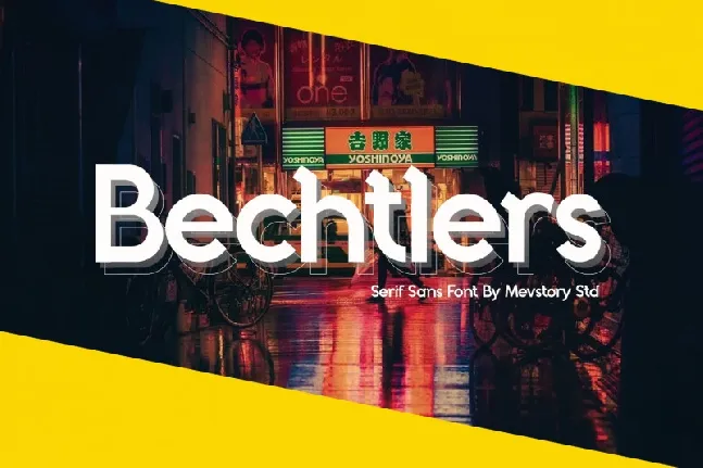 Bechtlers Display font