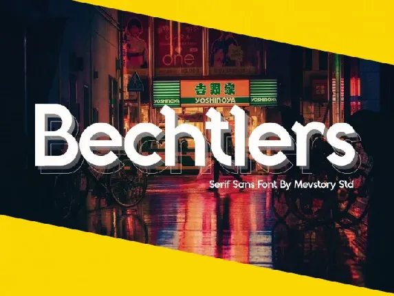 Bechtlers Display font