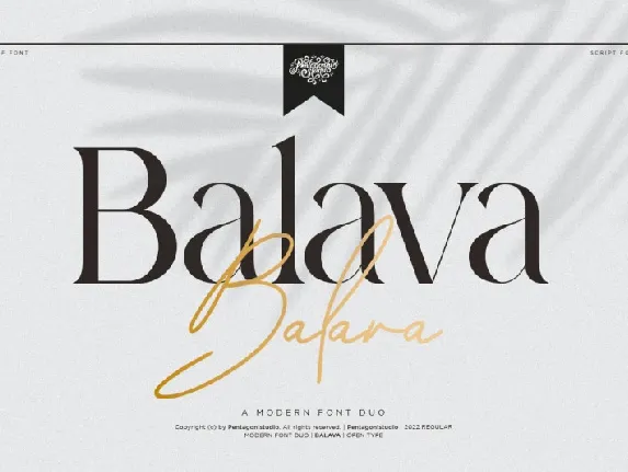 Balava font