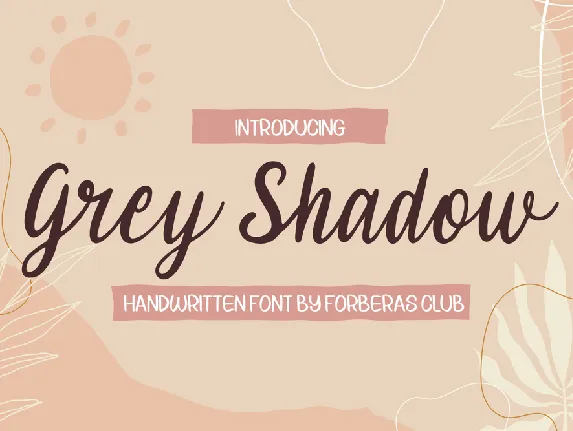 Grey Shadow font