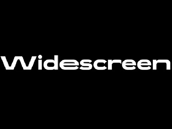 Widescreen Family font