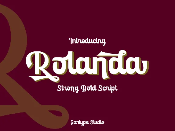 Rolanda Script font