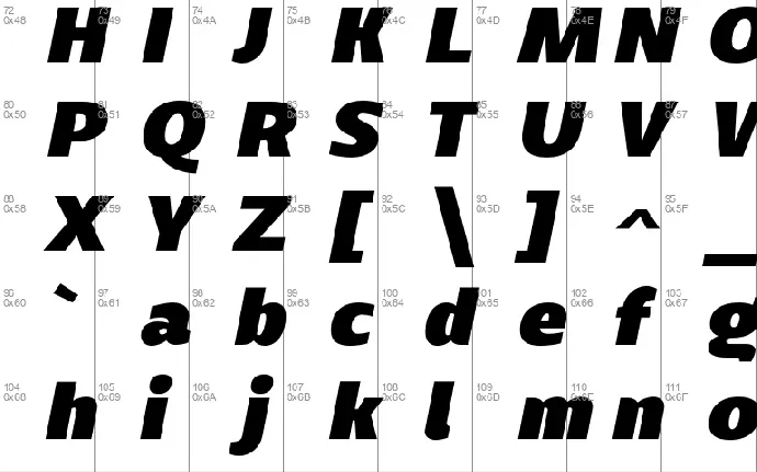 Mally font