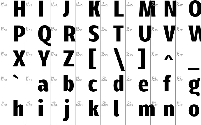 Mally font