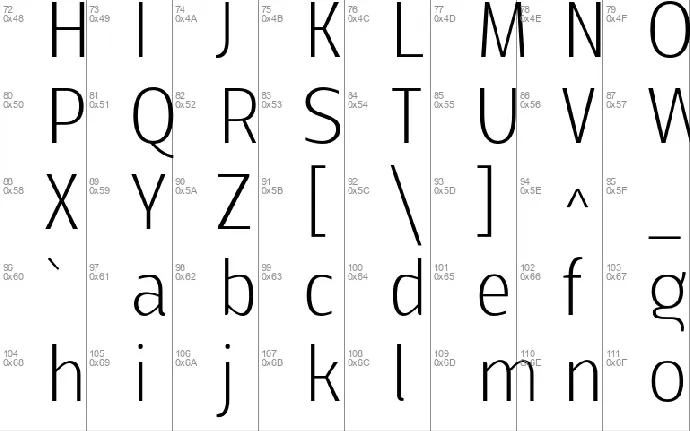 Mally font