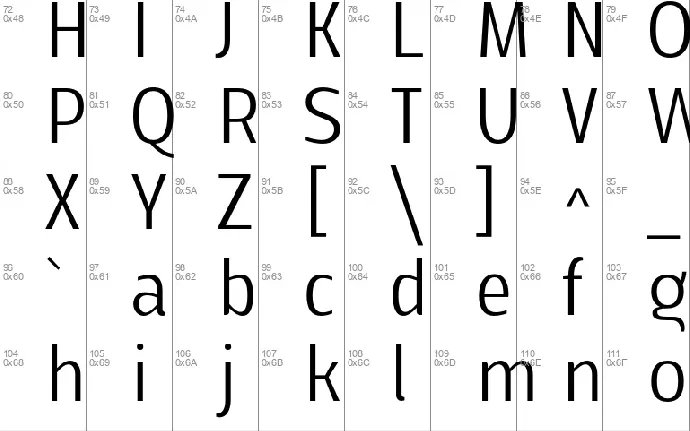 Mally font