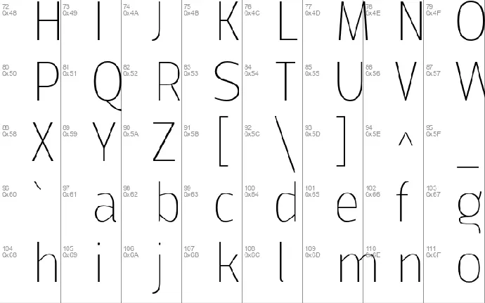 Mally font