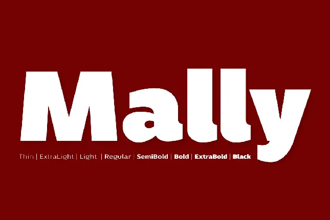 Mally font