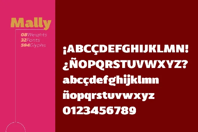 Mally font