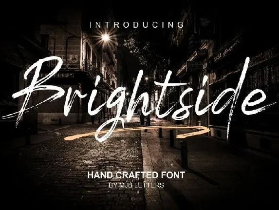 Brightside Brush font