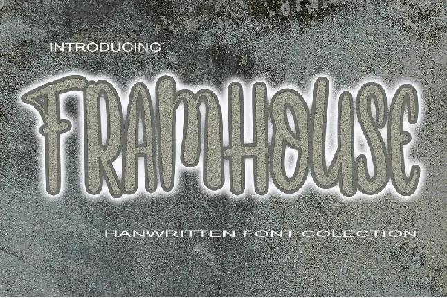 FRAMHOUSE font